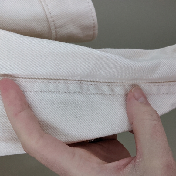 ELLE Women's XS Light Pink Button-up Jean Jacket - Picture 8 of 11